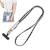 Cordón Teléfono Celular Artificial – Cuentas Smartphone Accesorios Cadena Cruzado Cuerpo 120cm Aluminio Aleación Cuero PU Fiesta Compras Viajes Exterior Oficina Turismo Collar Correa Soporte Colgante