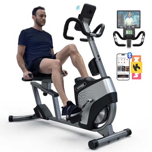 HARISON Magnetic Recumbent Exercise Bike,...
