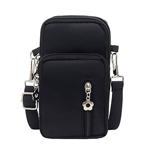 MRULIC UmhäNgetasche Kleine Mini Crossbody Tasche Handy Frauen GeldböRse Damen Mode Elegant Handytasche Brieftasche Kartentasche ReißVerschluss Schultertasche GeldböRse Portemonnaie(B3) Cover