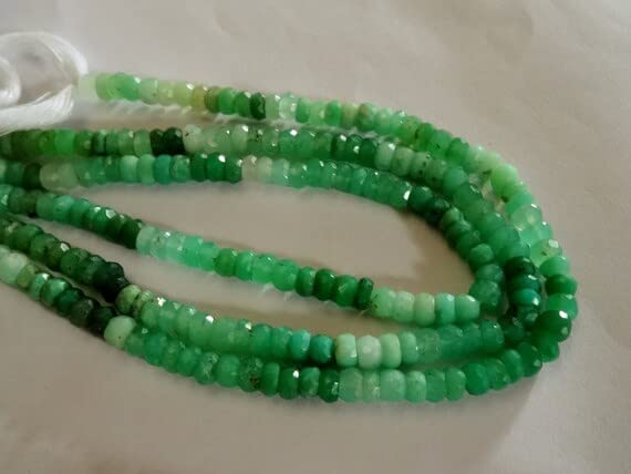 Chrysoprase véritable en rondelle 8 mm pour remplacer vos perles ternes - 2