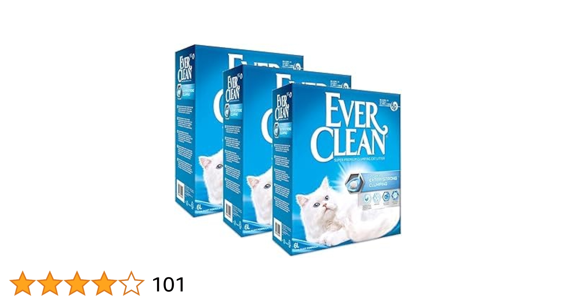 Amazon | エバークリーン 猫砂 小粒 無香タイプ 6kg×3個セット