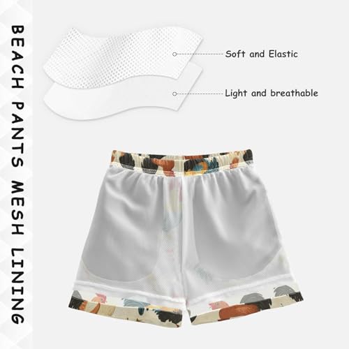 Pigsaly Boys Swim Trunks Cartoon Rooster Various Boys Board Shorts Swimsuit Swimwear Summer Bathing Suit XS Multicolor4