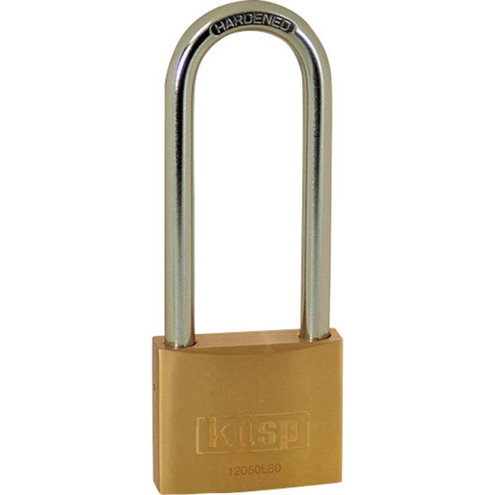 Cadenas à clé Kasp K12050L80D Série 120 doté d'une longue anse pour un ancrage renforcé