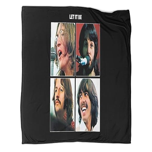Couverture Keep Warm The Beatles Patterns Couverture Polaire en Flanelle Imprimée en 3D Couverture Polaire en Flanelle Douce en Microfibre pour Enfants Et Adultes 100X130CM - Les Beatles, Paul McCartney, John Lennon, RIngo Starr, George Harrison Couverture Keep Warm The Beatles Patterns Couverture Polaire en Flanelle Imprimée en 3D Couverture Polaire en Flanelle Douce en Microfibre pour Enfants Et Adultes 100X130CM – Image 3
