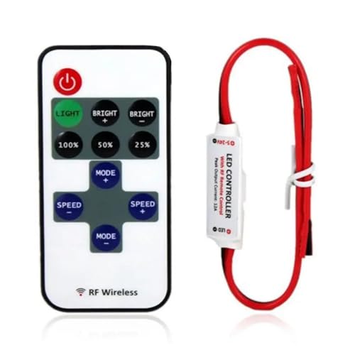 Contrôleur de bande lumineuse LED pour corriger les flashs et régler l'intensité du ruban 11 touches