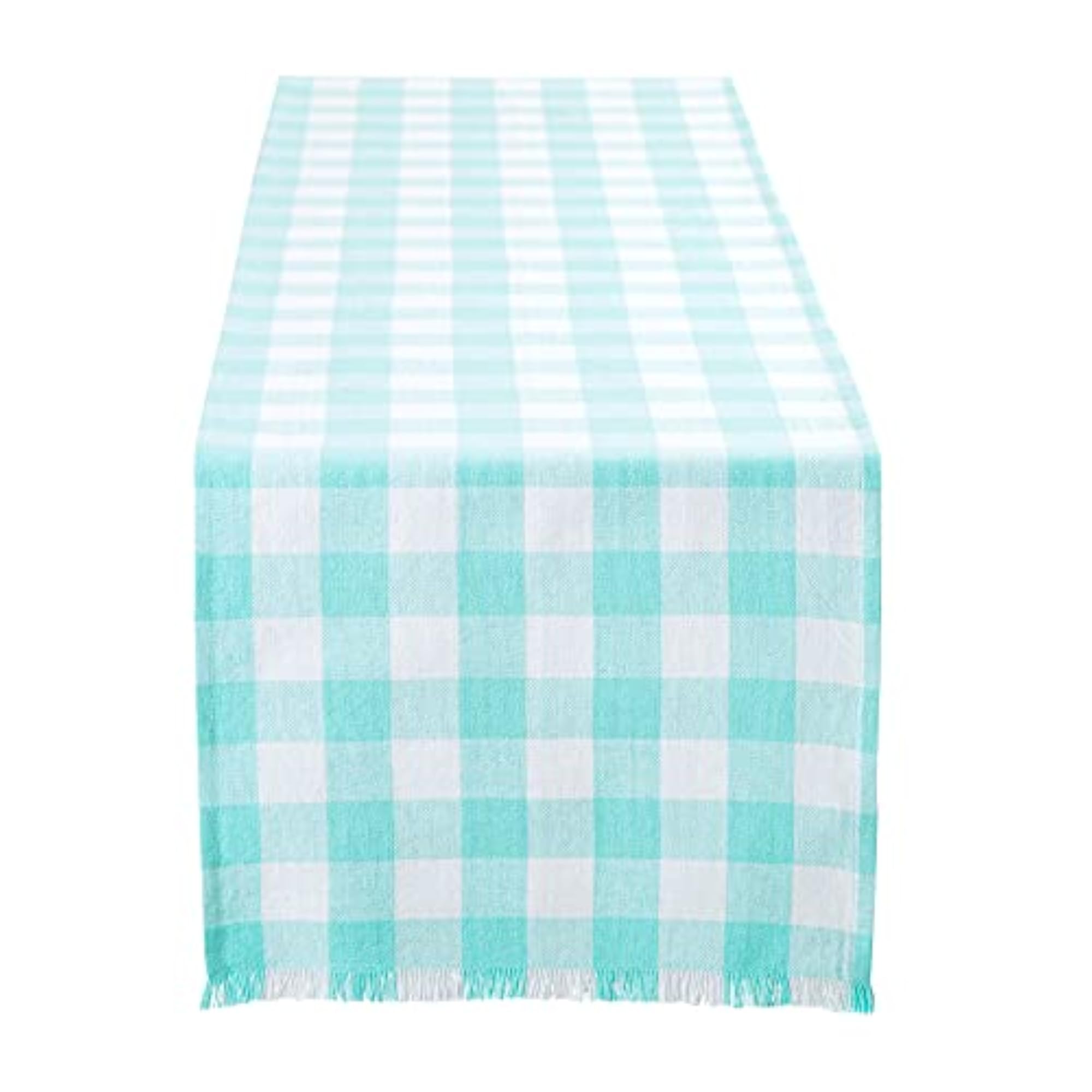 Cotton Woven Heavyweight Table Runner with Fringe