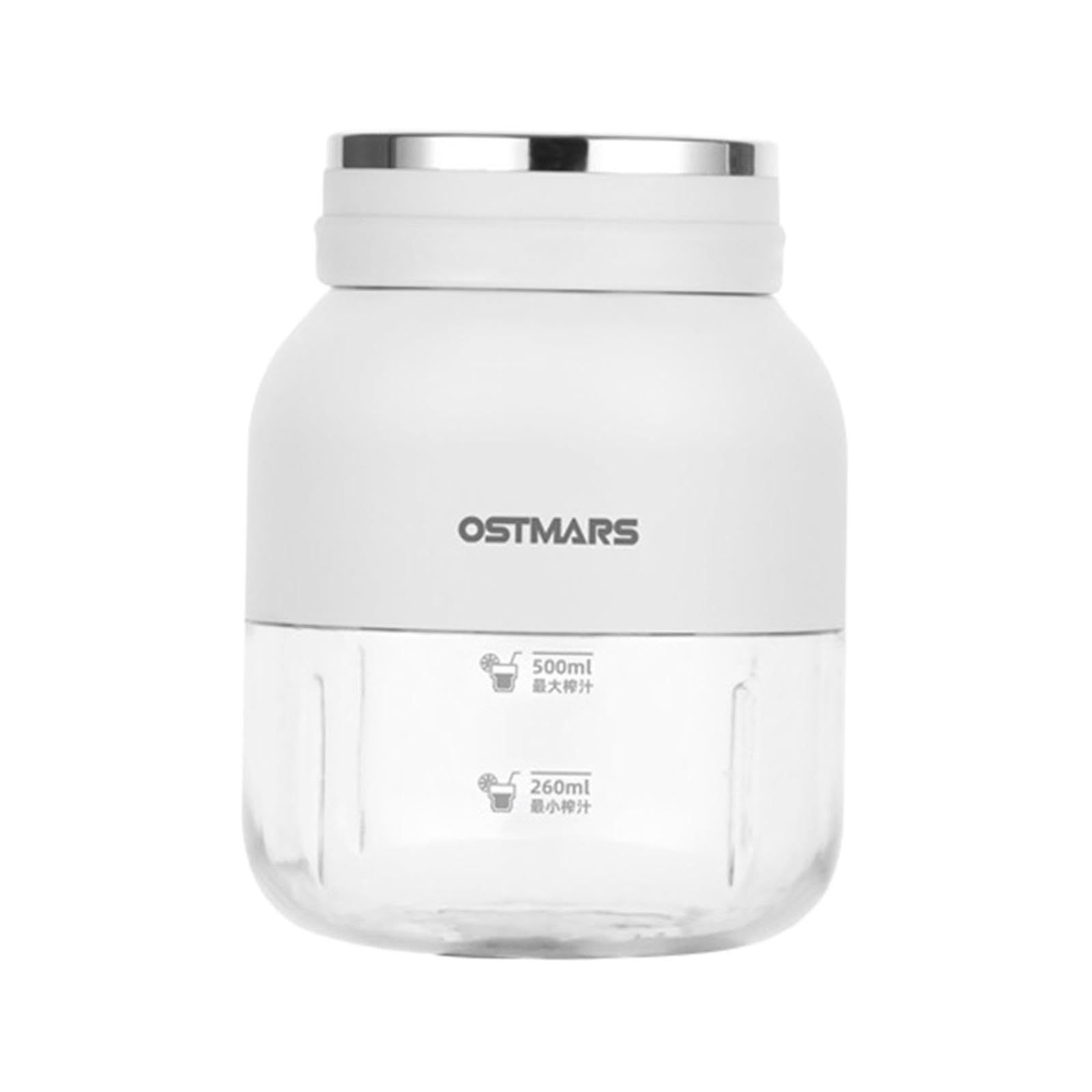 Mixeur électrique, Bouteille pour Smoothies, Mixeur Portable et, Gobelet pour La Maison, Le Bureau et Le Sport, blanc