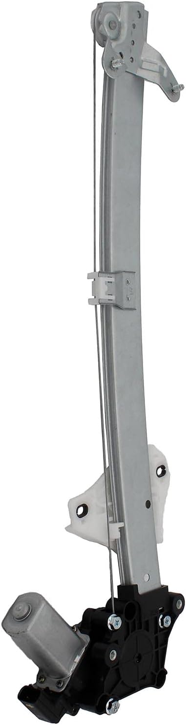 APDTY 157999 Power Window Motor Regulator Assembly Compatible with 2018-2021 Honda Accord; Front Right (Replaces 72210TVAA01, 72210-TVA-A01)