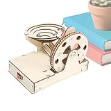 Kit Di Puzzle Meccanici In Legno,Giocattoli Educativi In Legno Per Bambini,Giocattoli con Ingranaggi e Binari - per Bambini Casa Sala Giochi Scuola Viaggio Vacanza Compleanno Festa Interno Esterno