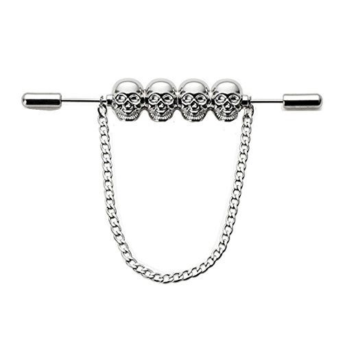 Image of Suit Pins for Men, Brooch for Men, Lapel Pins for Men Women, Mens Lapel Pins for Suits, Mens Brooch for Suits Hats Scarf Jacket, Fitted Hat Pins for Women Men, Men's Silver Gold Lapel Pin for Wedding