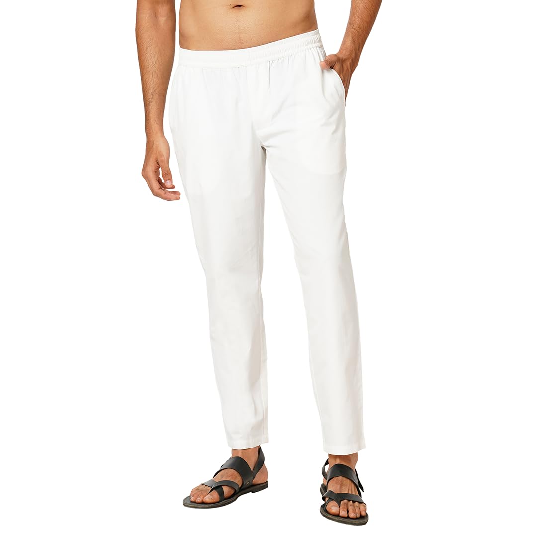 markrich Men's Regular Fit Pure Cotton Solid Pyjama | Elastic Waistband Casual Pajama with Side Pockets | Feel good Cotton Men Pyjama | Newly Launched Solid Pyjama |Everyday Wear for Comfort & Style-picture-12