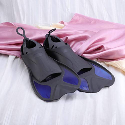 Lioobo nadadeiras de silicone para natação, treinamento, natação, natação, natação, nadador, nadador