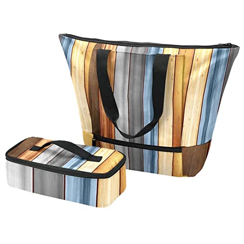 Boîte à déjeuner en bois et sac fourre-tout isolant pour manger sainement partout