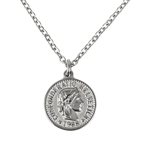 [sakuto] �l�b�N���X �����Y �R�C�� �X�e�����X�X�`�[�� �V���o�[�J���[ �V���v�� �A�N�Z�T���[ (45cm+5cm)