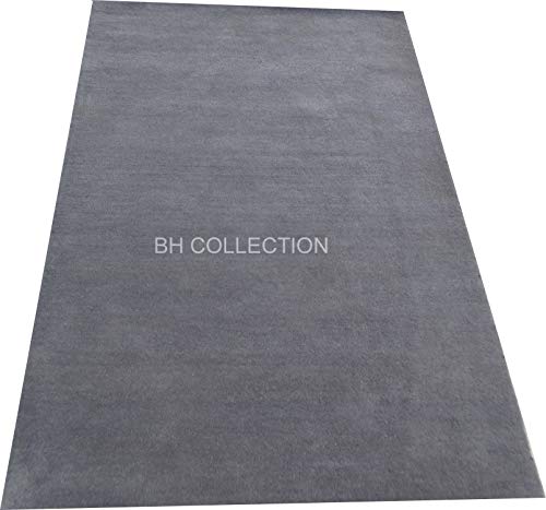 Image of Classical Look Plain Handmade Carpet with Super Soft & Pure Woolen Carpet for Your BEDROOMS & Living Room with 1 INCH Pile Height 10 X 14 FEET (300x420 cm)