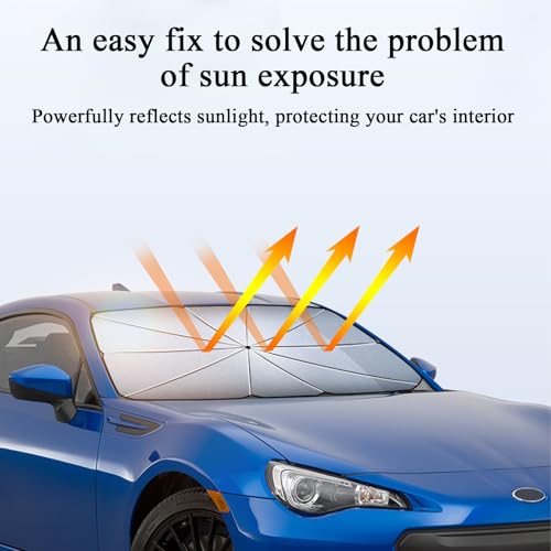 Cubierta parasol para parabrisas de coche protector solar plegable total 7