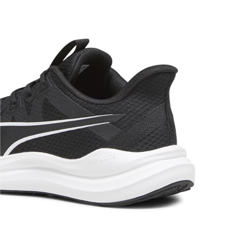 PUMA Unisex Reflect Lite Zapatillas para correr en carretera, Black White, 42.5 EU - imagen 5