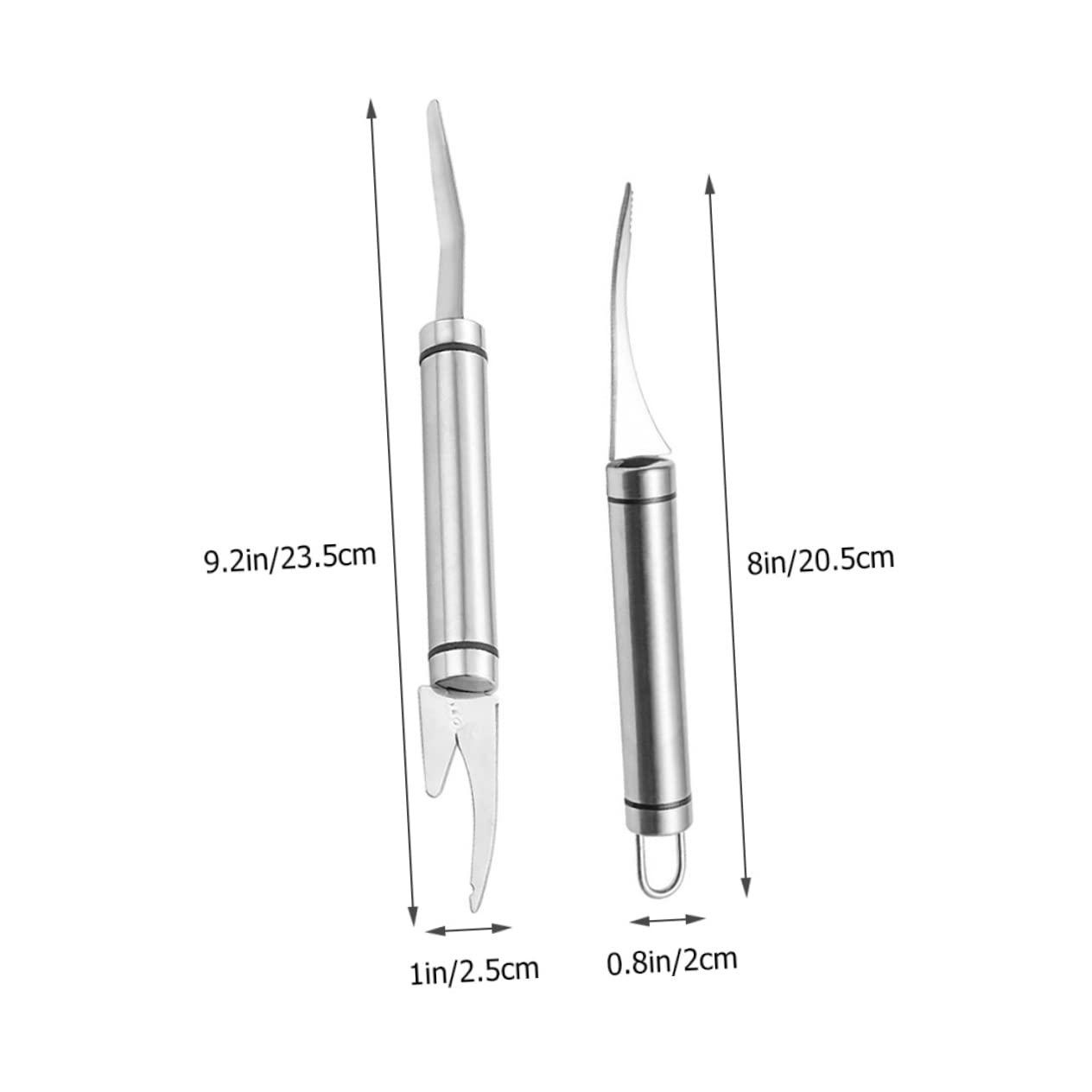 MUCKLILY 1set Shrimp Peeler Tool for Quick Cleaning Household Kitchen Helper Easy to Use Shrimp Random Style Essential Home Supply for Cooking 2pcs