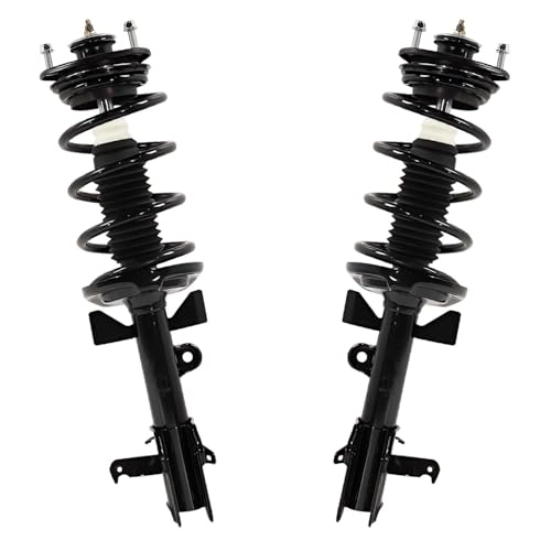 Image of Detroit Axle - Front Struts w /Coil Springs Rear Shock Absorbers Sway Bars Replacement for 2011-2012 Honda Odyssey - 6pc Set