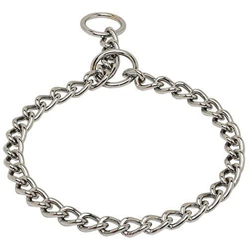 SSM PET MART Heavy Duty Dog Choke Chain 17 Inch Dog Choke Chain Collar Diamond Cut (Silver) (B0BX6STD3J) Amazon Price History, Amazon Price Tracker