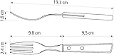 Tramontina Cutlery Set with Steak Knives, 12 Piece Sharp Knife and Fork Set with Wooden Handles, ‎Camping, Kitchen, Rustic, 22299002 - Image 8