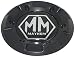 Mayhem Matte Flat Black Wheel Rim Replacement Center Section Cap Only C-231-2