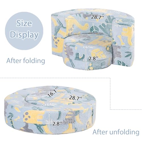 Tiitakidscouchplushtoddlerchair2in1glowinthedarkkidssofatoddlerreadingchairwithwashablecovercarryinghandleconvertiblechildrensofachairforgirlsandboys Urban Country Home Decor Tiita kids couch plush toddler chair2 in 1 glow in the dark kids sofa toddler reading chair with washable cover carrying handle convertible children sofa chair for girls and boys urban country home decor