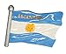 zamonji Bandera de Argentina 3D Resina Imán de Nevera Refrigerador Etiqueta Artesanía Pegatinas Magnéticas Turista Recuerdo de Viaje Regalo
