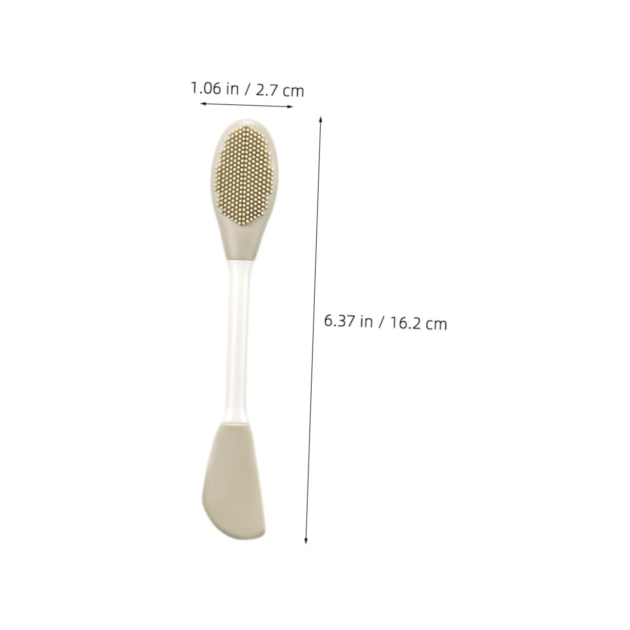 Healeved Facial Mask Brush Set Double Head Silicone Applicator for Even Application