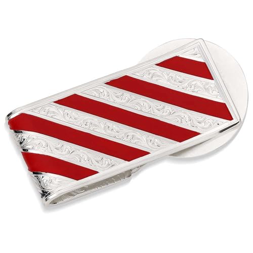 Image of Montana Silversmiths Made in the USA Western Lifestyle Money Clip (American Made Liberty Hinged)