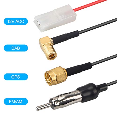 ORROKER DAB + Antenna, DAB Antenna Pinna di Squalo...