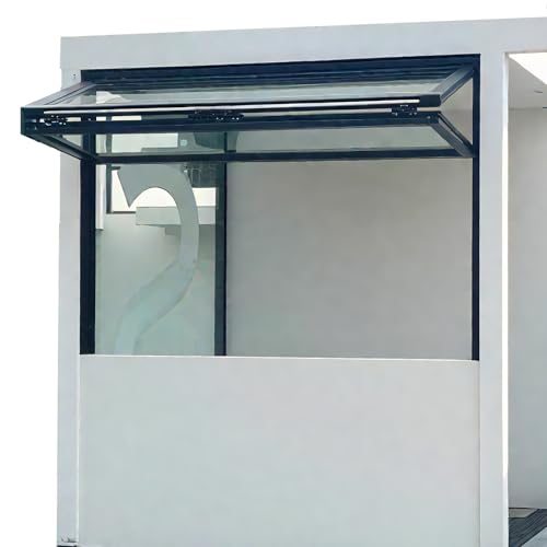 Ventanas comerciales plegables con vidrio templado para puestos de comida