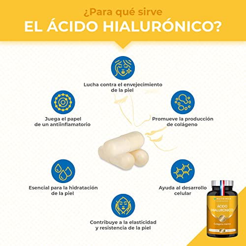 Colageno-Marino-y-Acido-Hialuronico-Puro-Con-Vitamina-A-y-Vitamina-C-Hidratacion-Piel-Antiedad-Antirrugas-Reduce-Lineas-de-Expresion-Huesos-y-Articulaciones-60-Capsulas-Fabricado-en-Francia