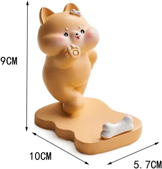 Leadigol Cute Bear Smartphone Stand Phone Holder Cartoon Animal Japanese Anime Desktop Mobile Phone Bracket Miniatures Kawaii Decorative Ornaments image 2