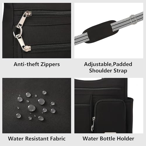 MHCNLL Anti-Theft Waterproof Crossbody Purse
