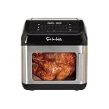 Left-Hinge Door for Full Access – The left-hinge door swings completely clear of the cooking chamber, giving you unobstructed access to load, rotate and remove food without awkward drawer pulls 13 Qt Fits a Whole Chicken or Pizza – The spacious 13 qt...