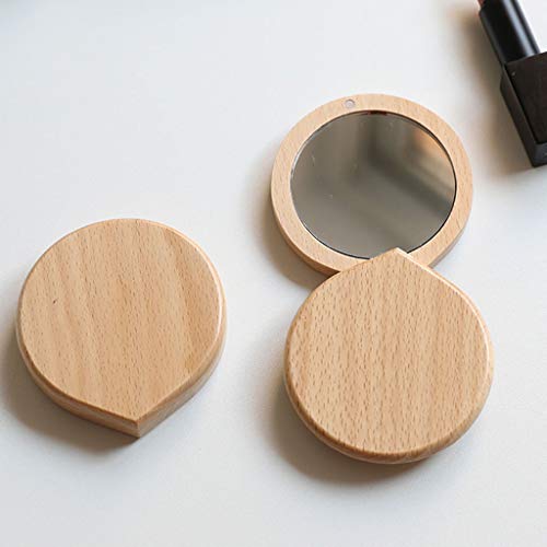 Espejo de Maquillaje Portátil de Madera Maciza SUNESA miniatura 3