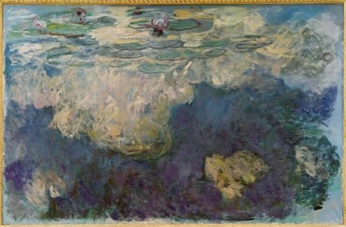 Peinture murale Claude Monet Les Nymphéas impression sur toile canvas haut de gamme 60x90
