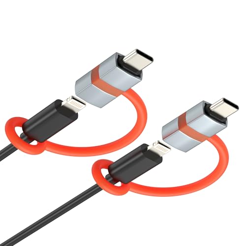Ya en manzanajugosa.com: Adaptador Lightning a USB C (2 Unidades) Adaptador USB C para iPhone 17, 16, 15, Accesorios de Cargador de Apple, Cable de iluminación Hembra Tipo C Macho, Adaptador convertidor de Enchufe de Carga