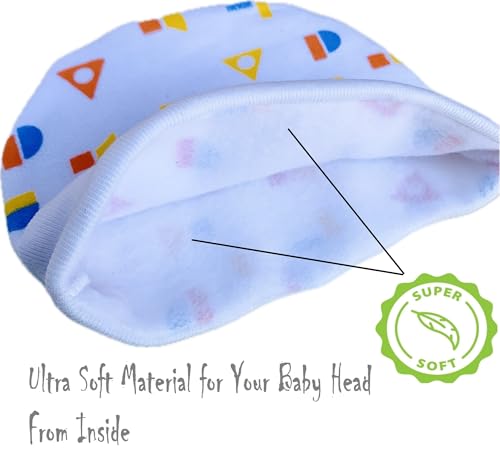 Image of VIN New Born Baby Cotton Mittens Caps Gloves Booty Combo Pair of 2 Unisex Durable Gift Set (3-6 Months)