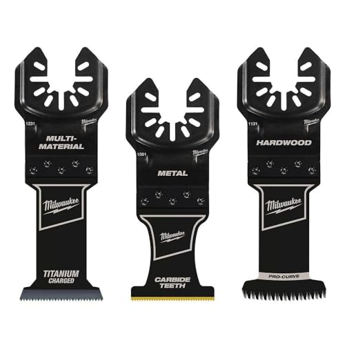 Milwaukee Open-Lok Universal All Purpose Blades - 3 Pack