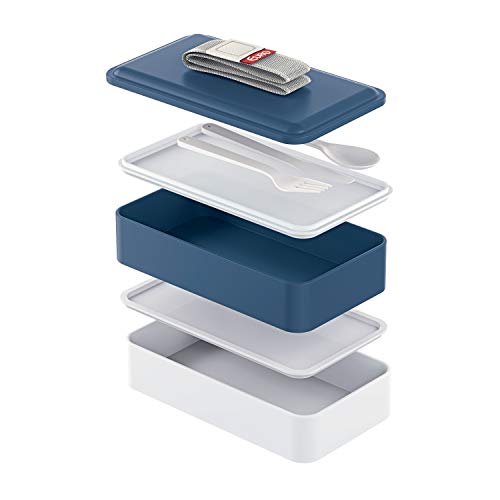 Marmita Lunch Box Fit Azul, Euro, LB3994-AZ, Azul