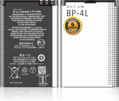 Image of Original BP-4L Battery for Nokia E52, E55, E61, E61i, E63, E71, E71X, E72, E72i, E73, E90, E90i, E95, N97, N97i, N810, 6760 MBT-5979 Battery with 6 Month Warranty**(P321)