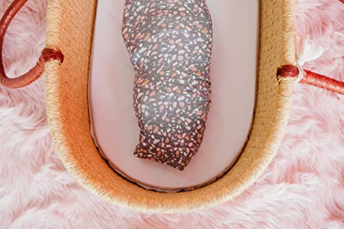 Image of Copper Pearl Swaddle Blankets for Newborns | Soft Stretchy Receiving Blankets for Boys and Girls | Large 46 x 46 Inch Baby Blankets | Lightweight and Breathable Swaddles | Gemini