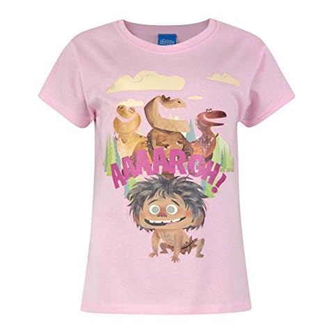 The Good Dinosaur Spot Pink T-Shirt for Girls Cover