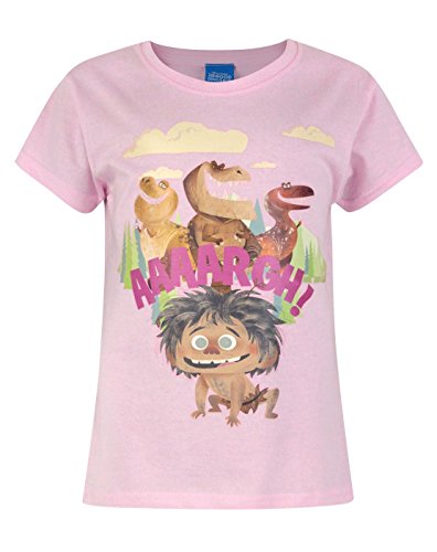 The Good Dinosaur Spot Pink Short Sleeve Girl's T-Shirt