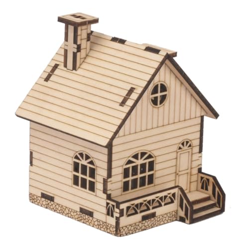 HAWILLOSCH Caja De Música De Madera con Forma De Casa Hecha A Mano para Cumpleaños Y Aniversario