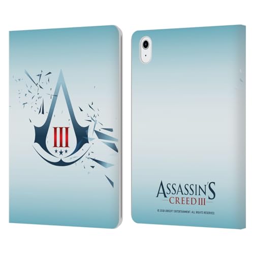 Coque en cuir pour iPad Air 2020 2022 protection tablette sur le thème Assassin's Creed