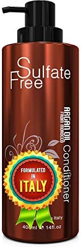 Moroccan Argan Oil Conditioner Sulfate Free - Best for Damaged, Dry, Curly or Frizzy Hair - Thickening for Fine/Thin Hair, Safe for Color-Treated, Keratin Treated Hair, Professional Line