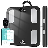 Bilancia Healthkeep Pesapersone Digitale, ad Alta Precisione per la Misurazione Mano-piede, App per...